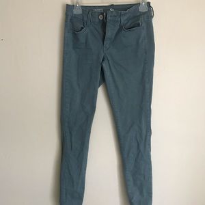 Green blue SO jegging skinny jeans pants